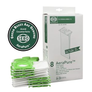 Sebo K3 Bags - 8 three-layer AeraPure Bags