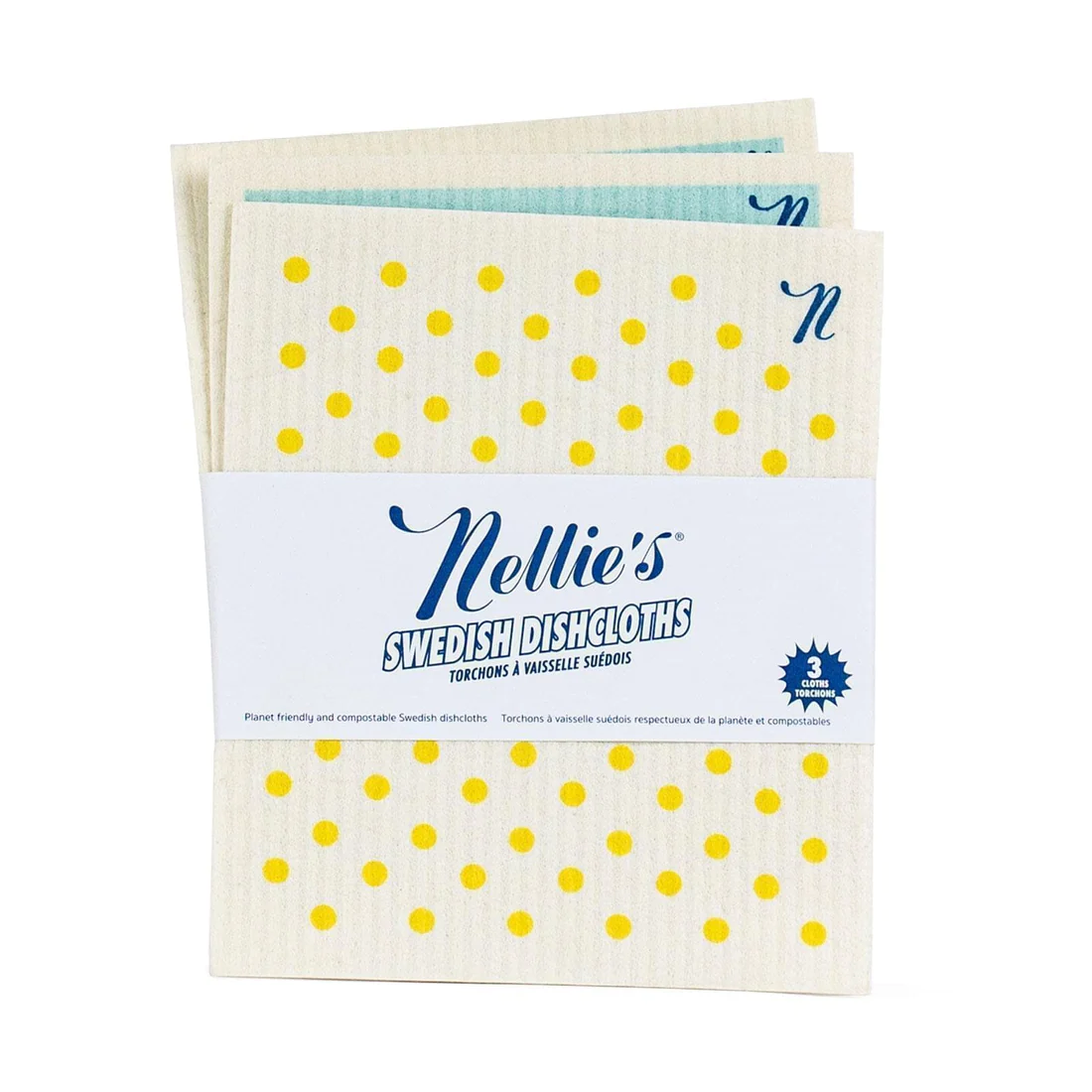 Swedish Dishcloths 3 Pack Anti-Bacterial Cleaning Cloths - Image 2